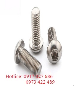 Bu lông inox lục giác chìm đầu cầu (đầu nấm, đầu mo) DIN 7380